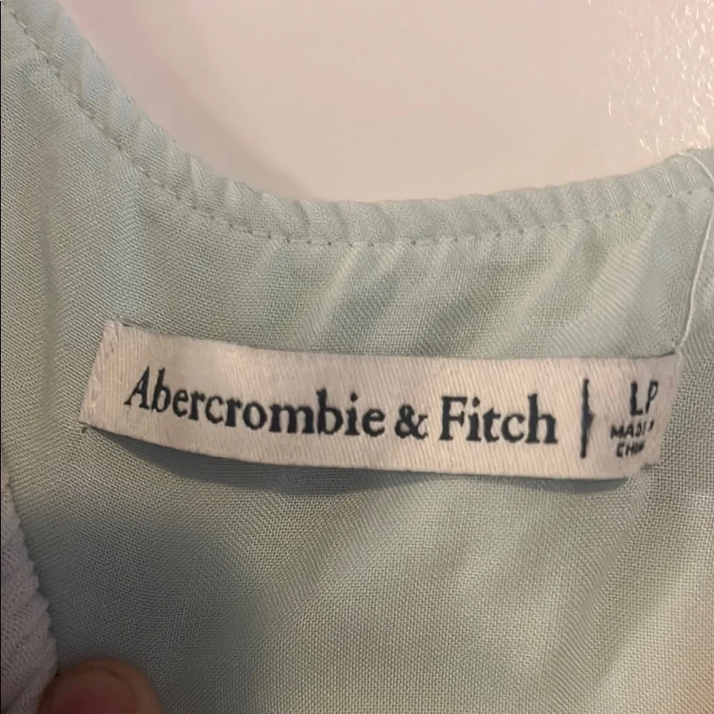 Abercrombie & Fitch Blue and Green Maxi Dress